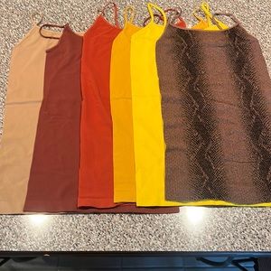 Lot of 6 Nikibiki Tank Tops